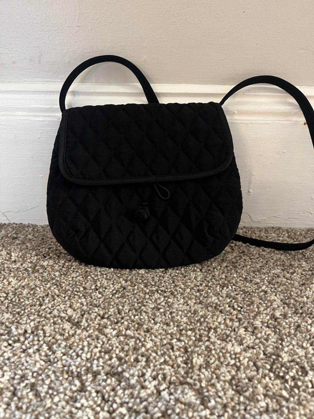 Vera Bradley Black Quilted Crossbody Bag